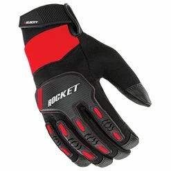 Joe Rocket Men's Velocity 3.0 Red/Black Gloves