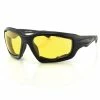 Bobster Desperado Black Sunglasses With Yellow Lens