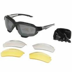 Chap'el Interchangeable Black Sunglasses