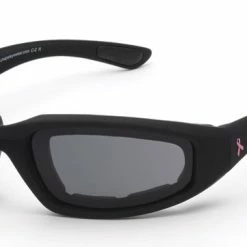 Chap'el Breast Cancer Awareness Pink Ribbon Padded Sunglasses With Smoke Lens