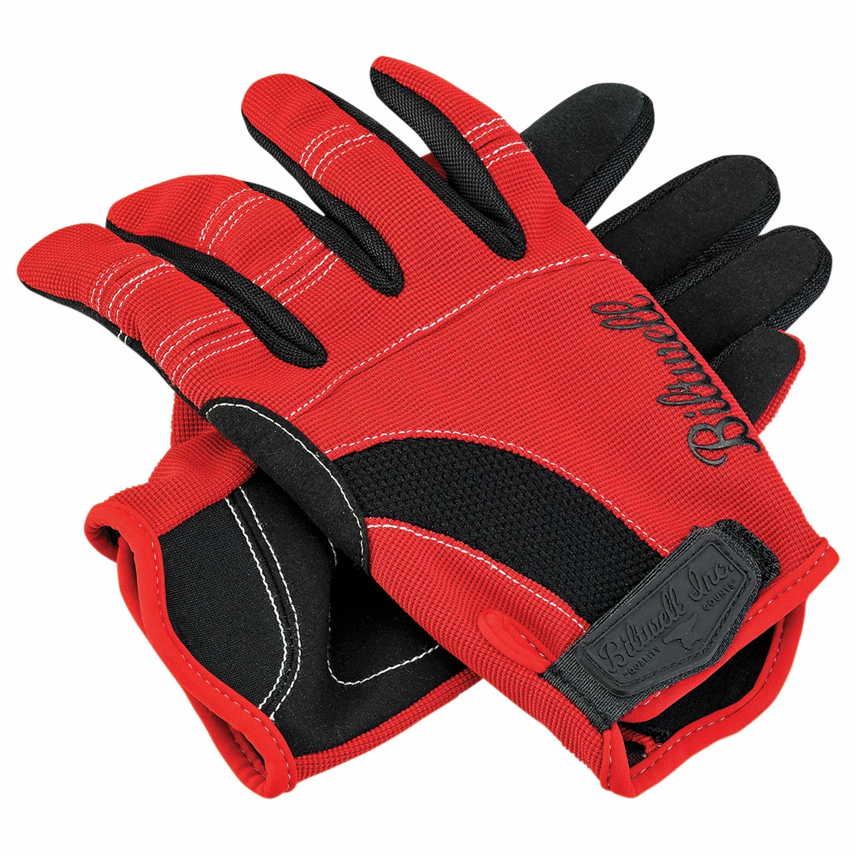 Biltwell Inc. Men's Red/Black Moto Gloves 1 Biltwell Inc. Men's Red/Black Moto Gloves