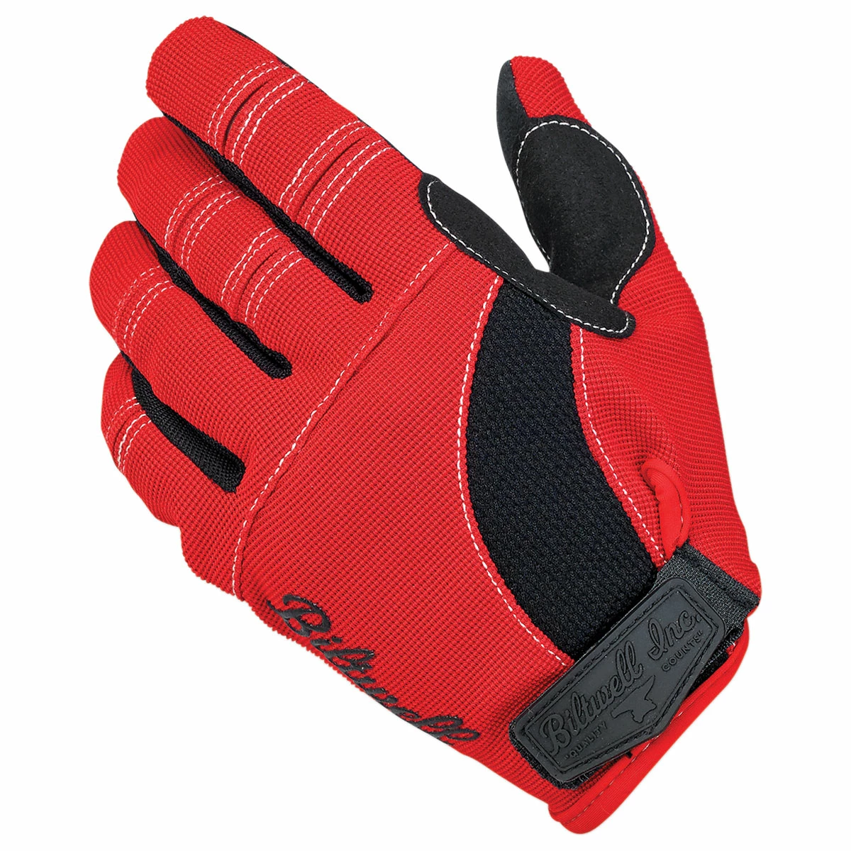 Biltwell Inc. Men's Red/Black Moto Gloves 3 Biltwell Inc. Men's Red/Black Moto Gloves - Image 3