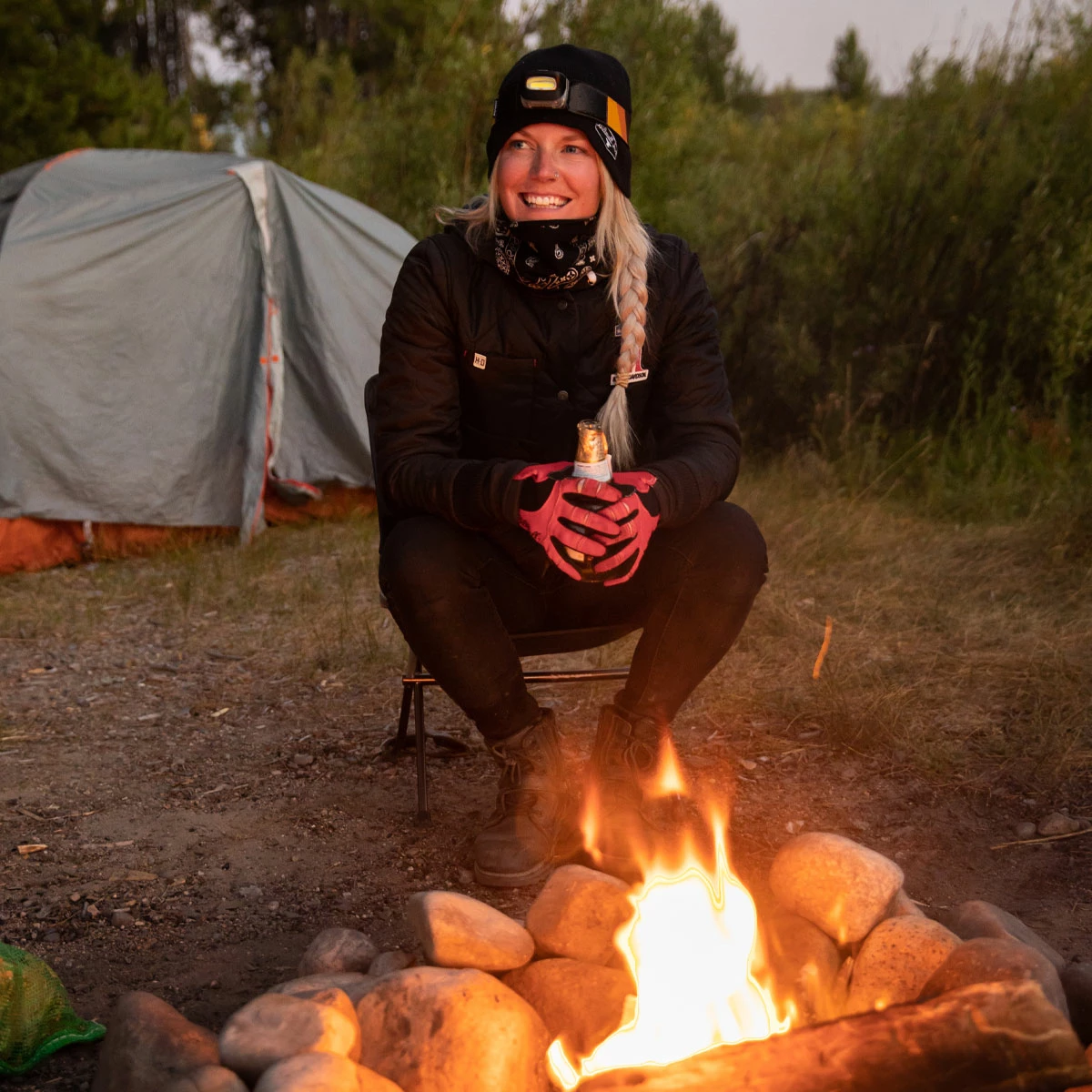 Biltwell Inc. Men's Red/Black Moto Gloves 6 Biltwell Inc. Men's Red/Black Moto Gloves - Image 6