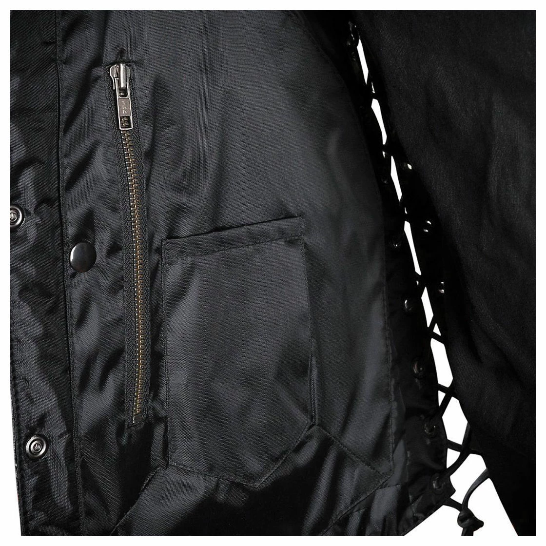 Street & Steel Men's 2nd Amendment Black Leather Vest 5 Street & Steel Men's 2nd Amendment Black Leather Vest - Image 5