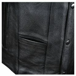 Street & Steel Men's 2nd Amendment Black Leather Vest 13 Street & Steel Men's 2nd Amendment Black Leather Vest -Motorcycle Accessories Shop 540 2976 G V3