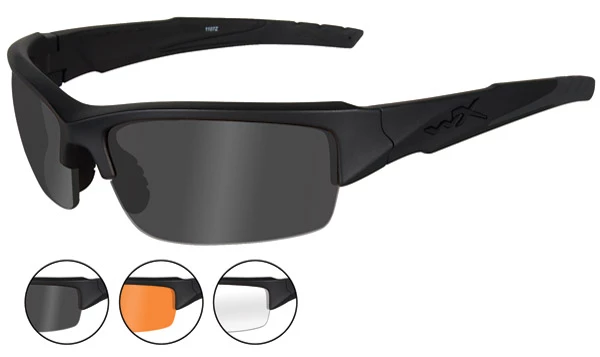 Wiley X Valor Matte Black Frame Changeable Sunglasses 1 Wiley X Valor Matte Black Frame Changeable Sunglasses