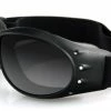 Bobster Cruiser Goggles, Black Frame, Anti-fog Smoked Lens