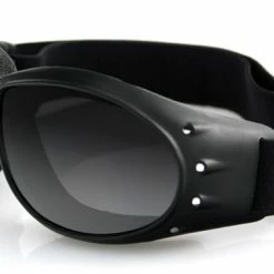 Bobster Cruiser Goggles, Black Frame, Anti-fog Smoked Lens