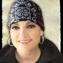 That's A Wrap Bandana Black Knotty Band