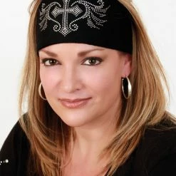 That's A Wrap Wing Studded Pewter Cross Knotty Band