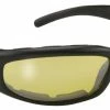 KD's Padded Rally Black Framed With Yellow Lens Sunglasses