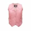 Allstate Leather Inc. Women's Pink Leather Vest