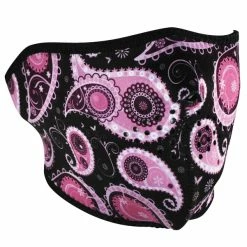 ZAN Headgear Purple Paisley Neoprene Half Mask