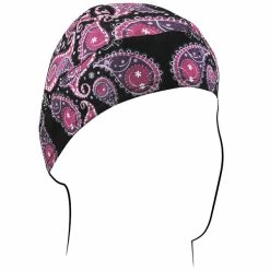 ZAN Headgear Purple Paisley Flydanna Head Wrap