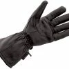 J&P Cycles Black Deerskin Waterproof Gloves