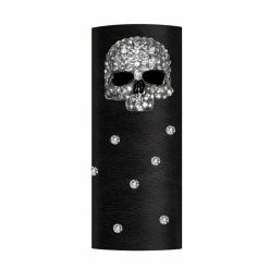 Hair Glove Skull & Rhinestones Crystal Hair Glove -Motorcycle Accessories Shop 712 860 C V1