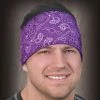That's A Wrap Purple Bandana Knotty Band