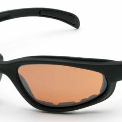 Chap'el C-1 Black Frame/NightDriving Lens Padded Sunglasses