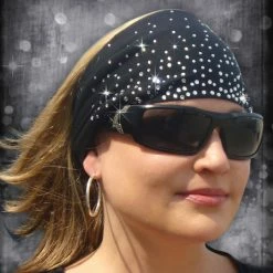 That's A Wrap Dazzle Black Knotty Head Band