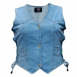 Allstate Leather Inc. Ladie's Denim Vest