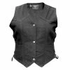 Allstate Leather Inc. Ladie's Denim Vest