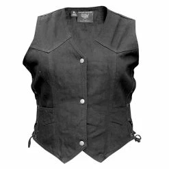Allstate Leather Inc. Ladie's Denim Vest