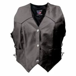 Allstate Leather Inc. Women's Concealed Carry Leather Vest