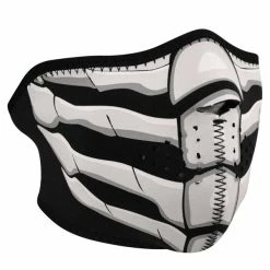 ZAN Headgear Glow In The Dark Bone Breath Neoprene Half Mask