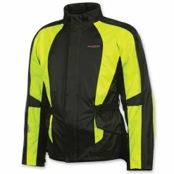 Olympia Moto Sports Unisex New Horizon Neon Yellow Rain Jacket