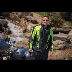 Olympia Moto Sports Unisex New Horizon Neon Yellow Rain Jacket 7 Olympia Moto Sports Unisex New Horizon Neon Yellow Rain Jacket -Motorcycle Accessories Shop 803 296 C V1