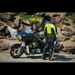 Olympia Moto Sports Unisex New Horizon Neon Yellow Rain Jacket 8 Olympia Moto Sports Unisex New Horizon Neon Yellow Rain Jacket -Motorcycle Accessories Shop 803 296 D V1