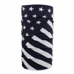 ZAN Headgear Black And White Flag Motley Tube