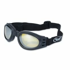Global Vision Eyewear Adventure Goggle With Yellow Tint Mirror Lens