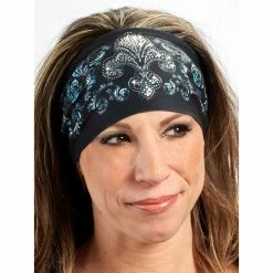 That's A Wrap Fleur Flourish Blue Steel Knotty Band