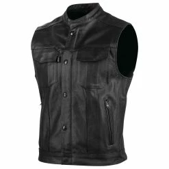 Speed And Strength Men's Band Of Brothers Leather Vest