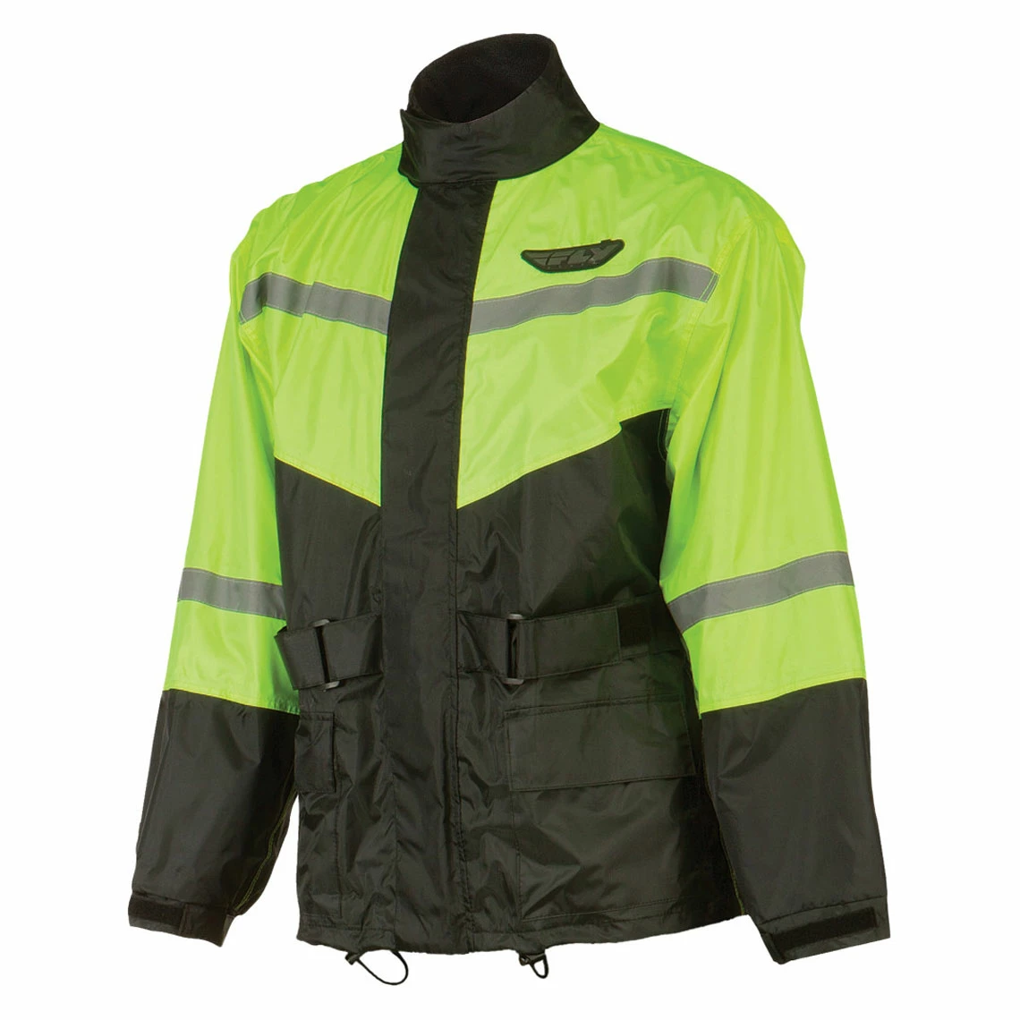 FLY Racing Men's Black/Hi-Viz 2-Piece Rain Suit 1 FLY Racing Men's Black/Hi-Viz 2-Piece Rain Suit